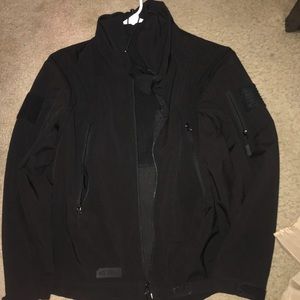 Black casual jacket